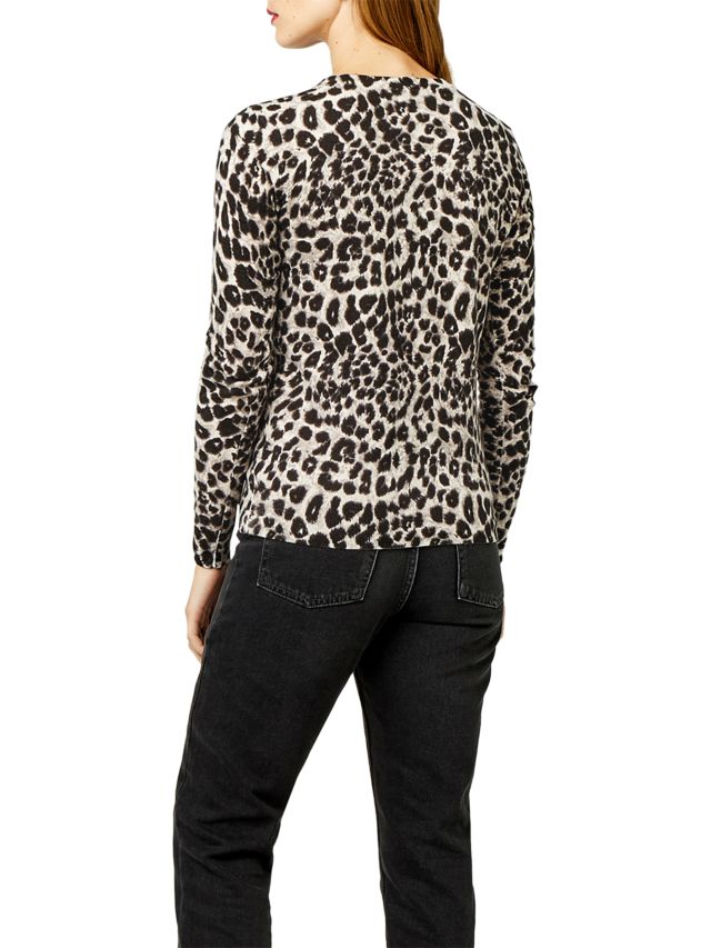 Warehouse animal print jumper sale