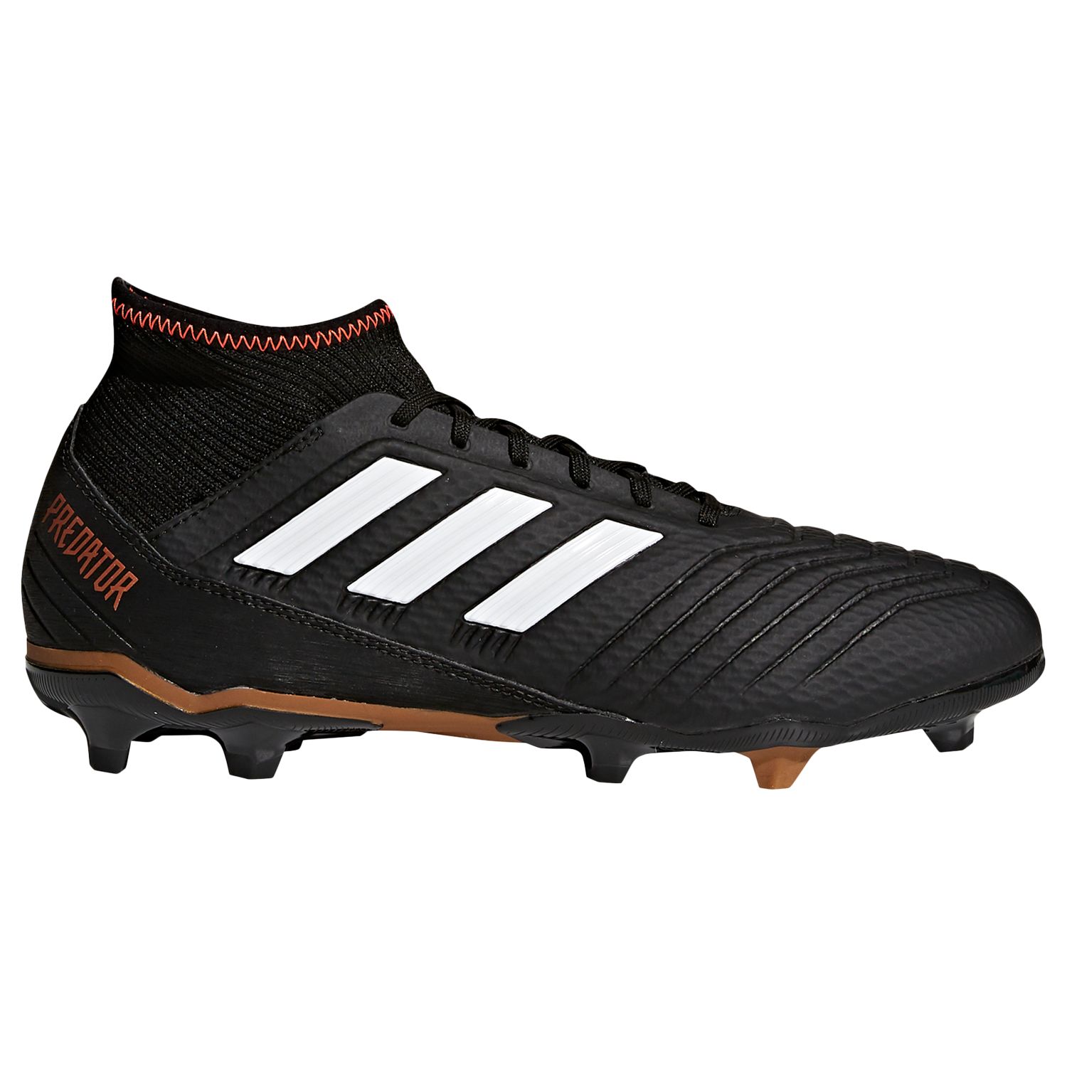 black adidas predator football boots