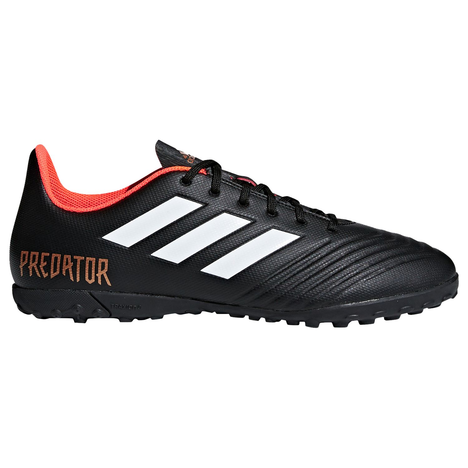 adidas Predator Tango 18.4 Men's Artificial Turf Football Shoes, Core Black, 12