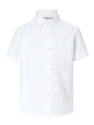 John Lewis & Partners Heirloom Collection Boys' Texture Stripe Shirt, White