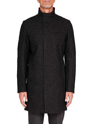 Ted Baker T for Tall Long Marvin Coat, Charcoal