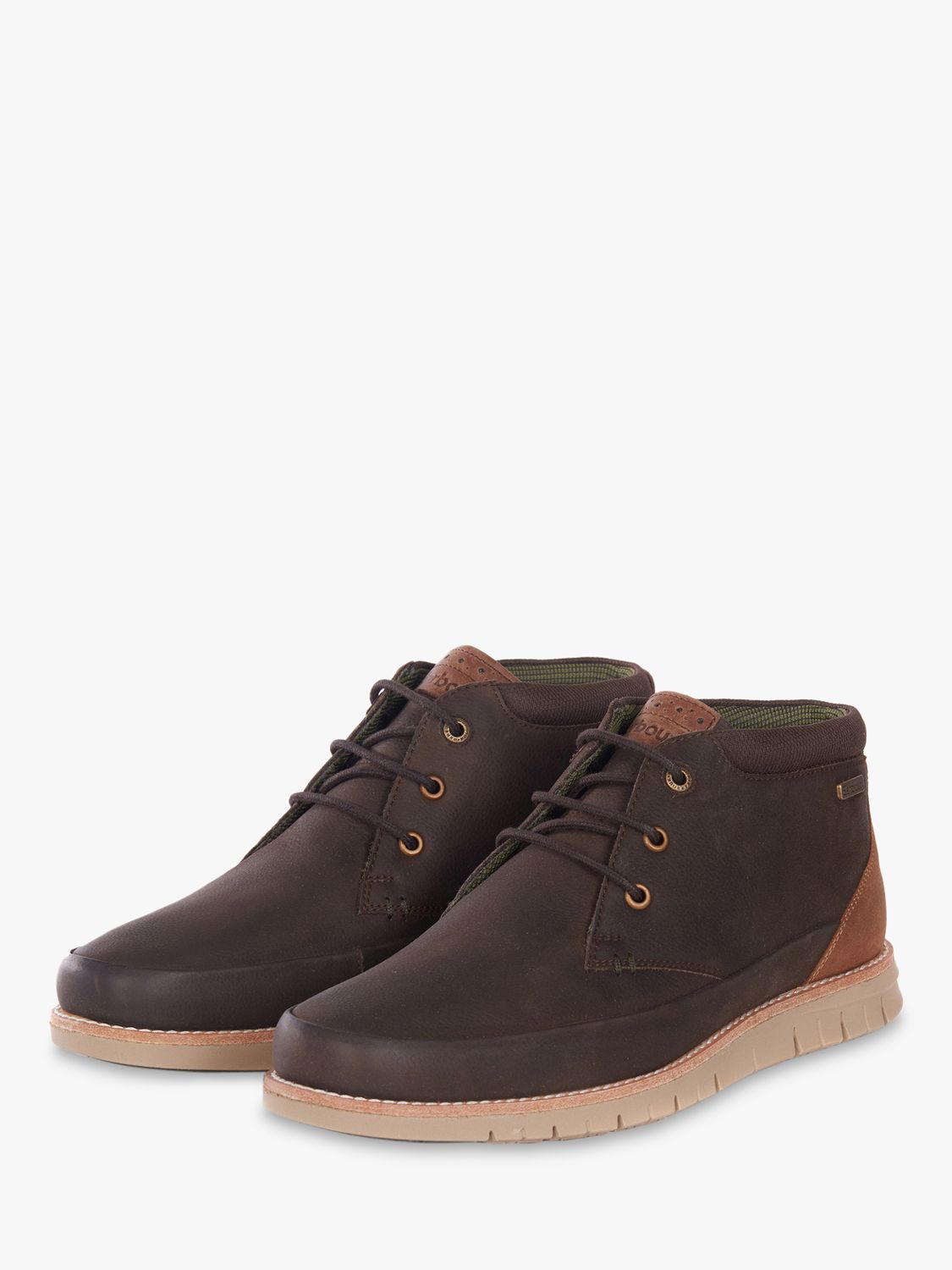 barbour nelson boots brown