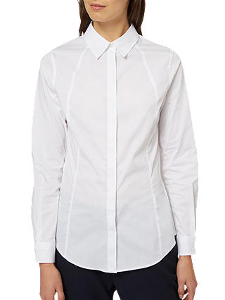 Jaeger Slim Fit Classic Long Sleeve Shirt, White