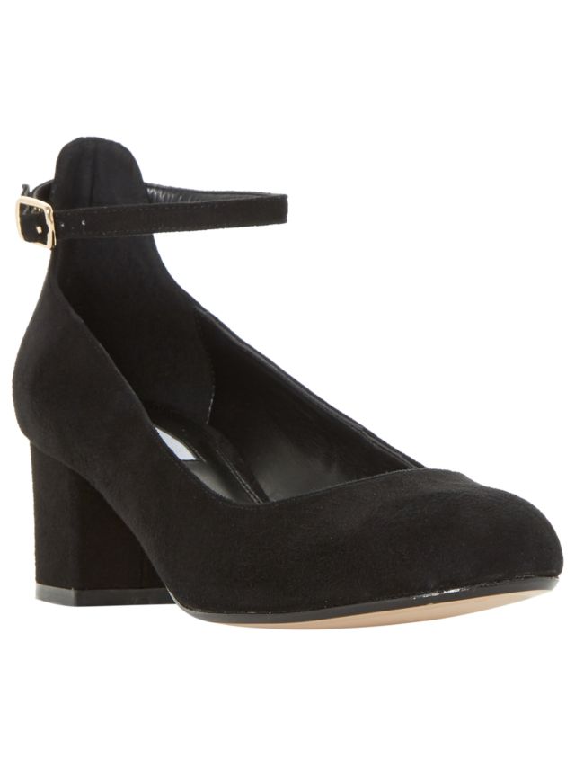 Dune black suede court on sale shoes