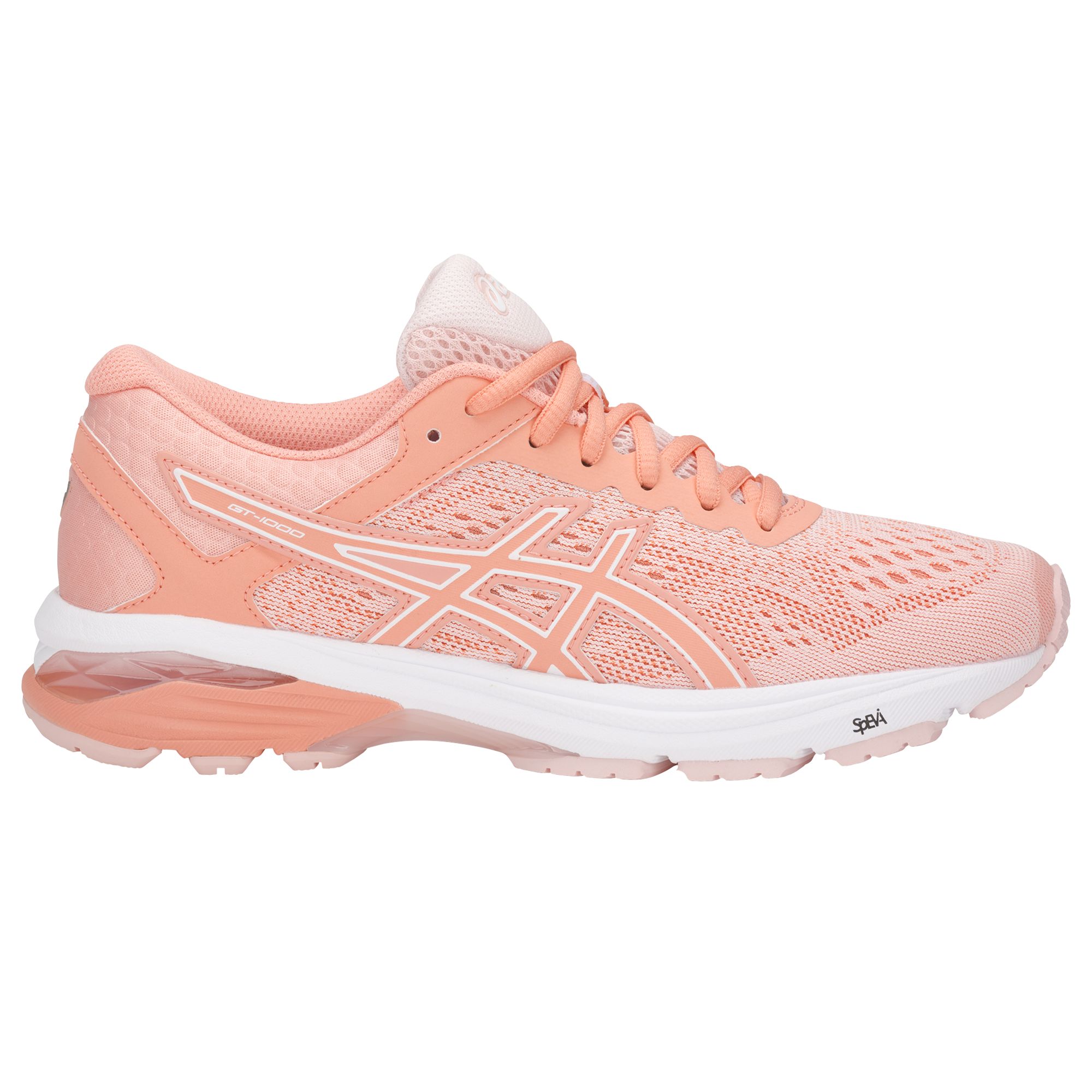 Asics GT-1000 6 Women's Running Shoes, Seashell Pink/White/Begonia Pink, 5.5