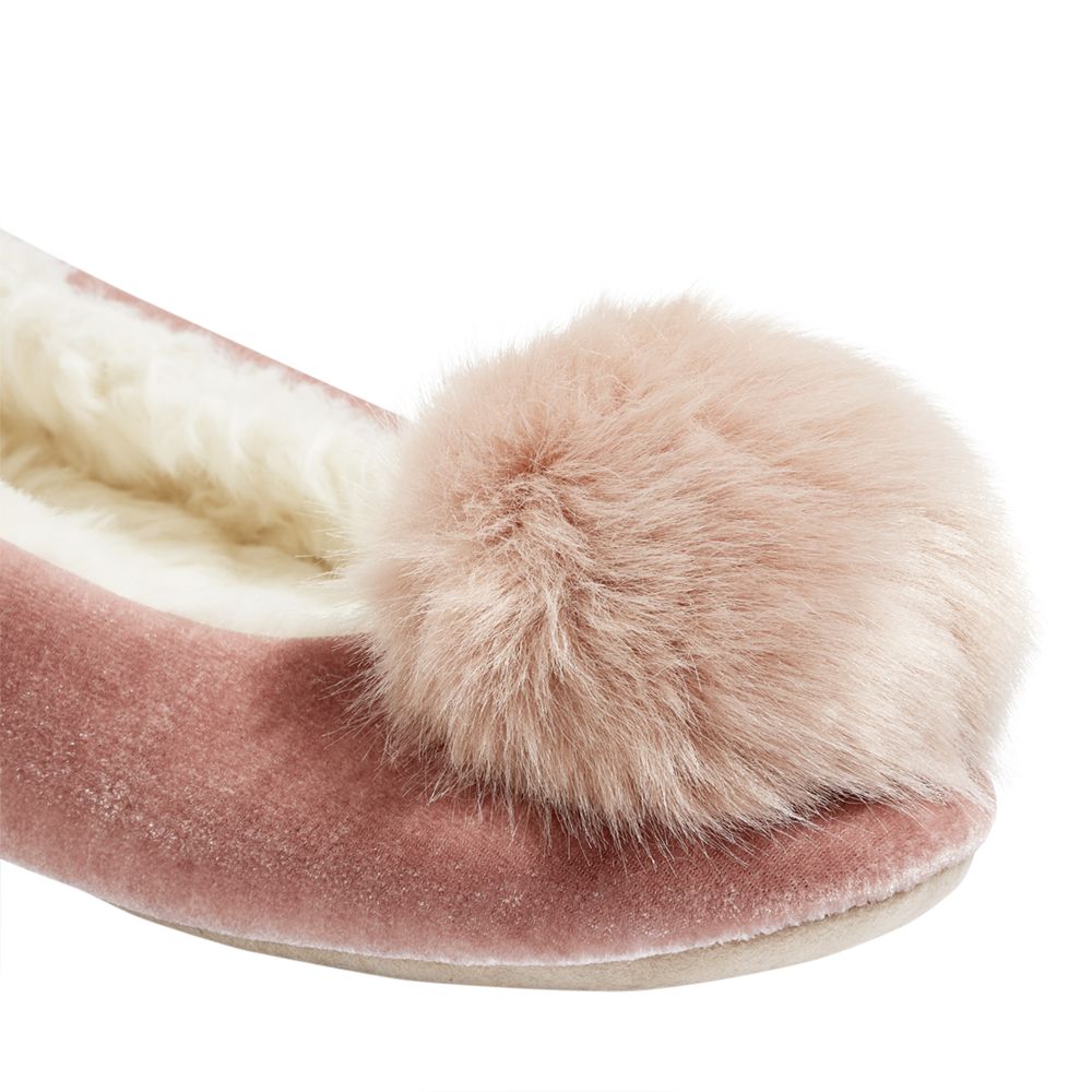 jigsaw pom pom slippers