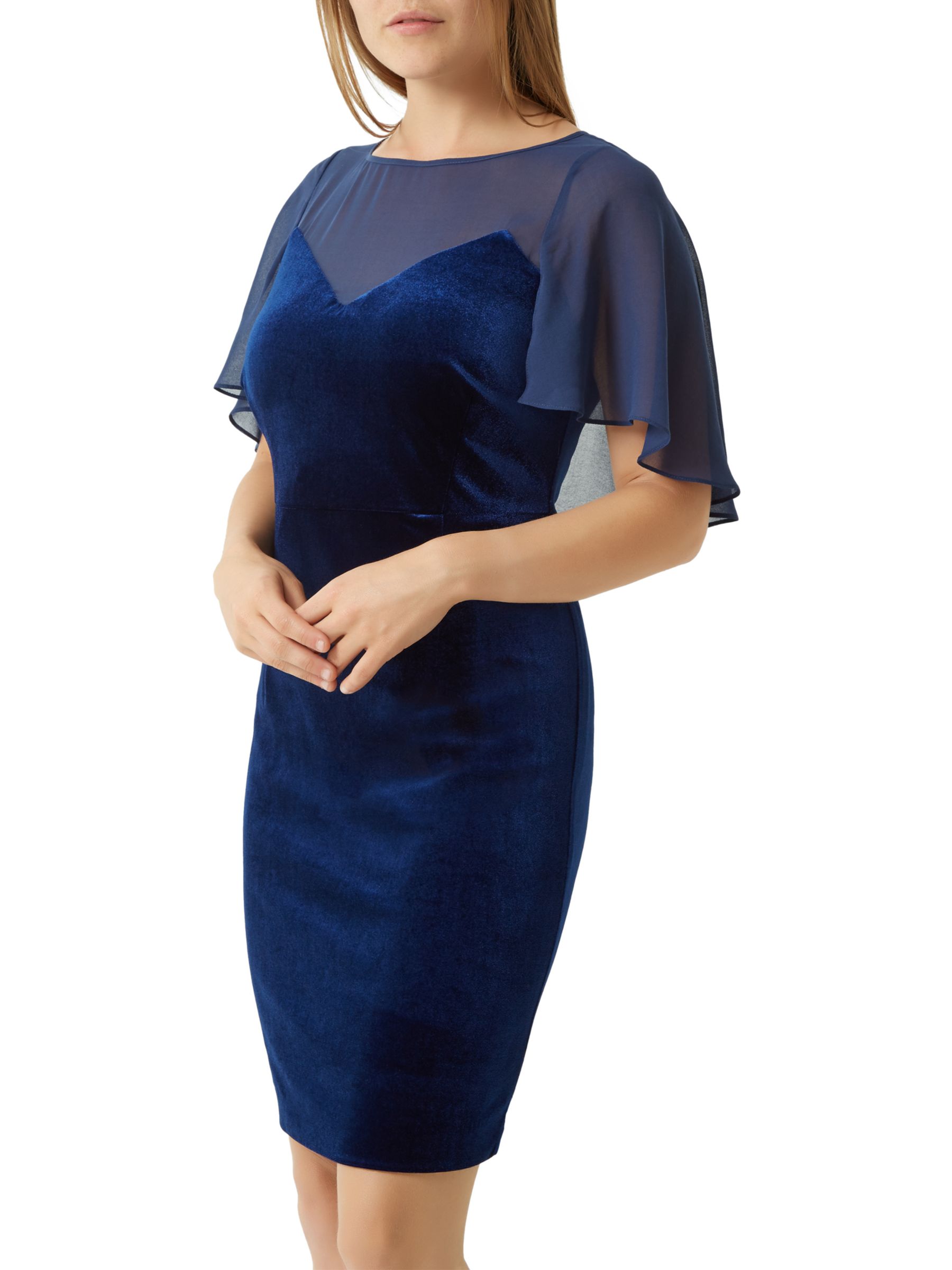 Fenn Wright Manson Petite Bluebell Dress, Navy