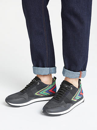 PS Paul Smith Rappid Lace Up Trainers, Dark Navy
