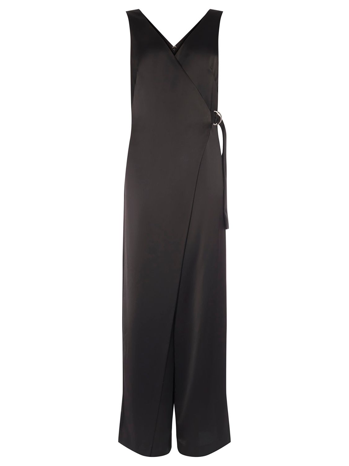 Karen Millen Tailored Soft Jumpsuit, Black