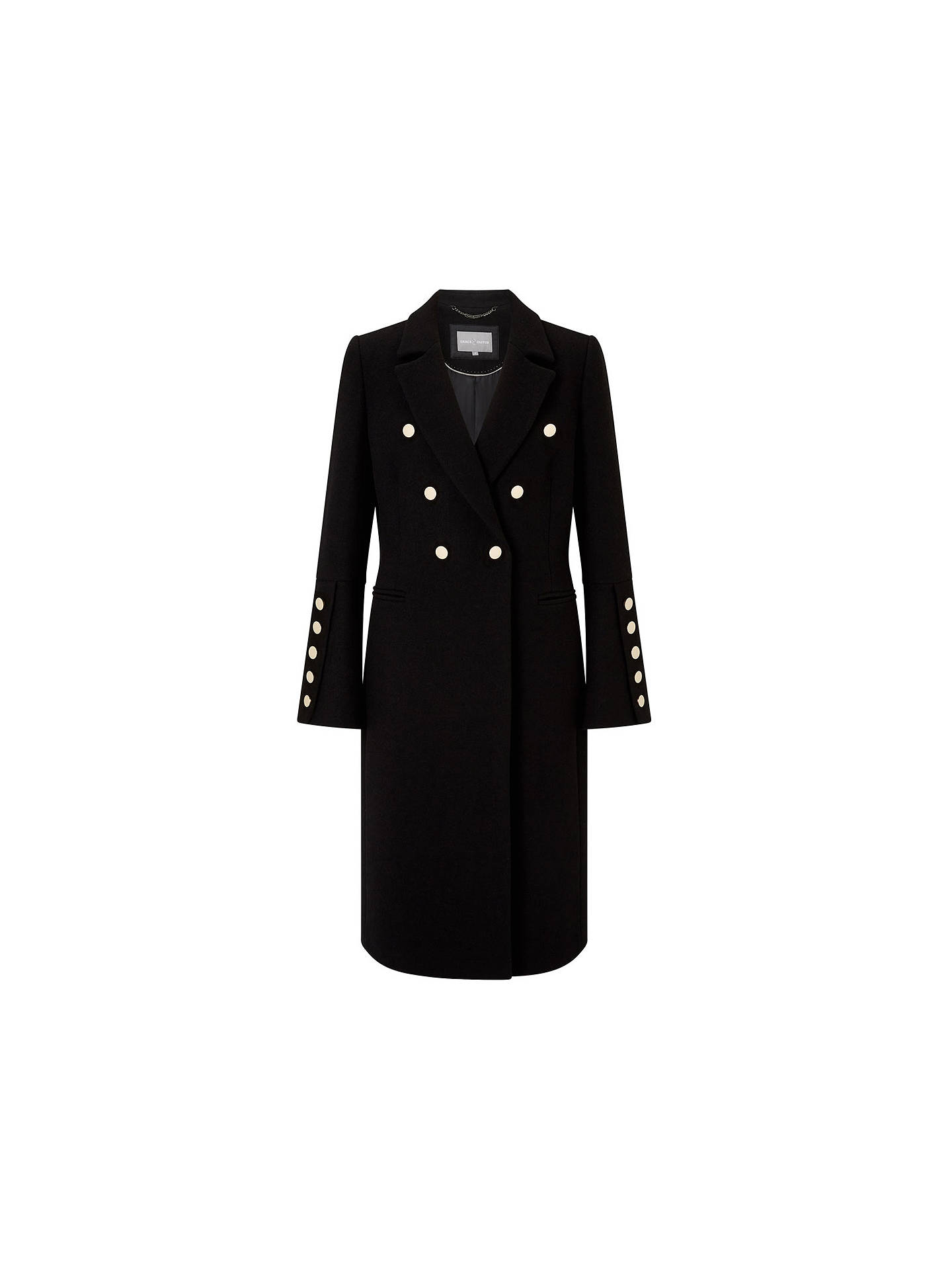 Grace & Oliver Layla Tailored Coat, Black at John Lewis & Partners