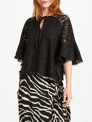 Somerset by Alice Temperley Tie Neck Lace Top