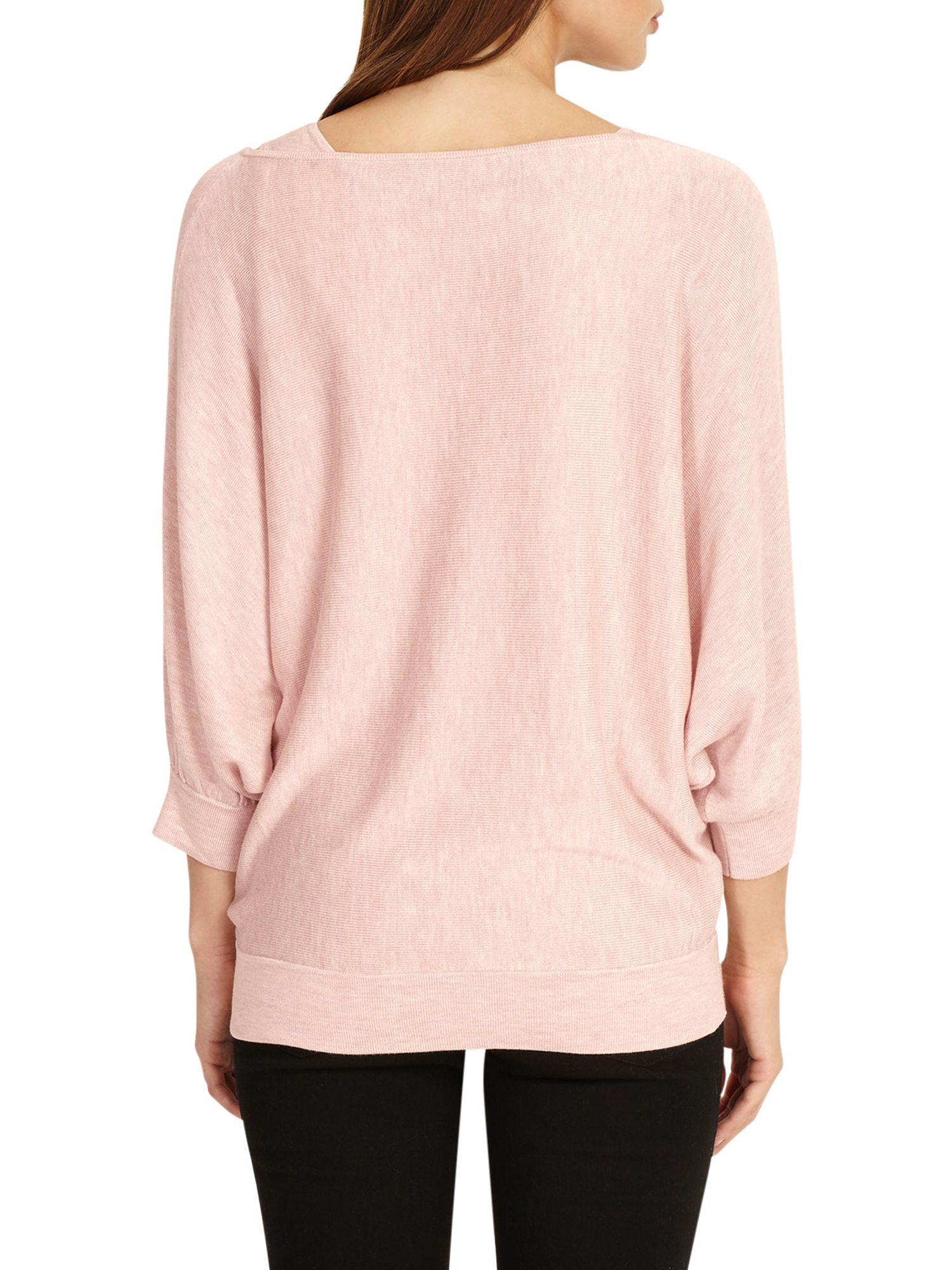 Phase Eight Agatha Double Layer Knitted Jumper, Cameo