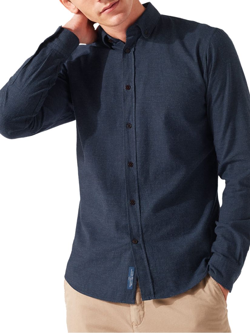Jigsaw Italian Melange Flannel Shirt