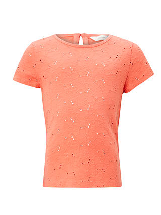 John Lewis & Partners Girls' All Over Embroidered T-Shirt