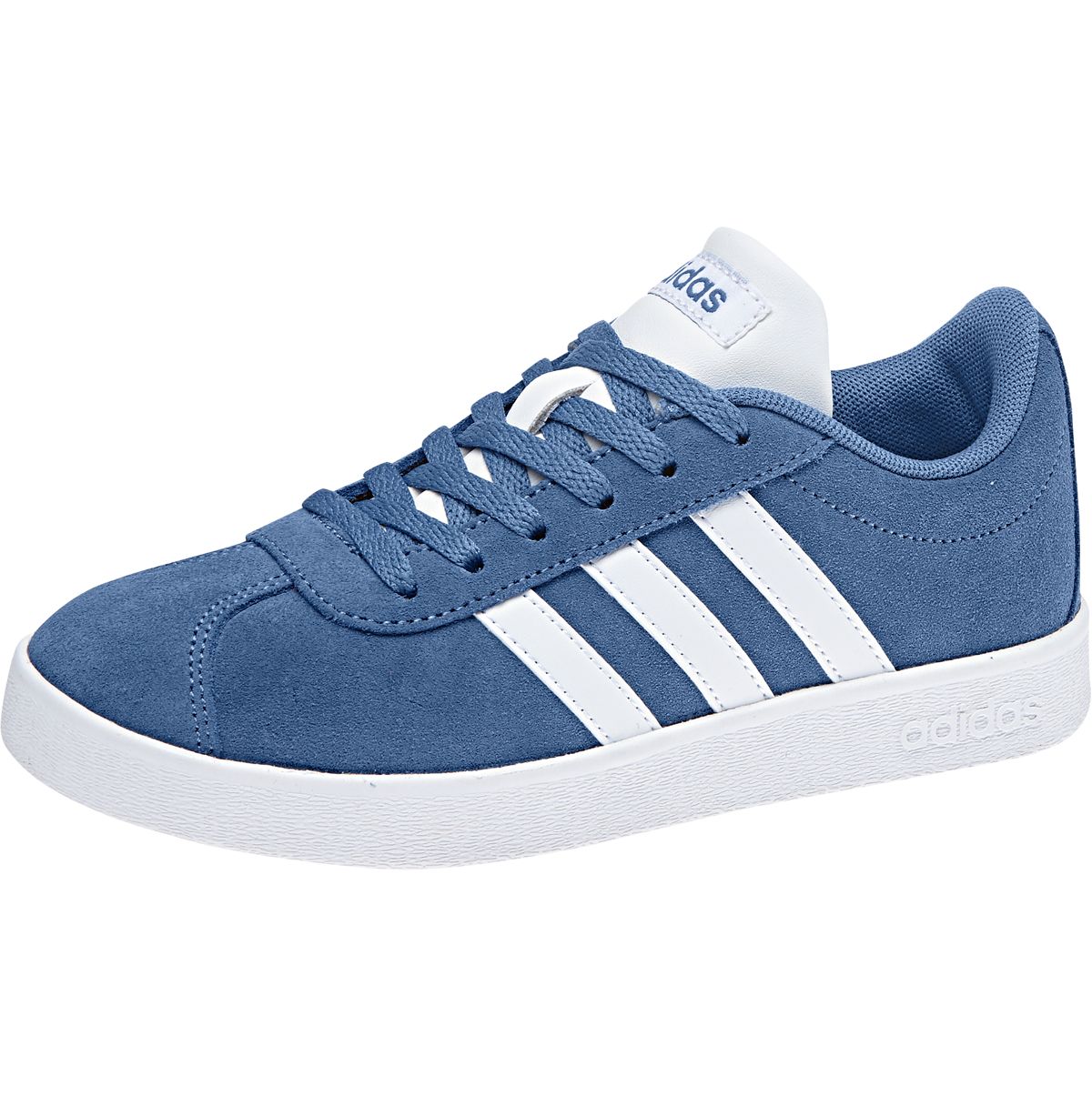 adidas vl court suede trainers blue