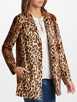 Velvet by Graham & Spencer Celine Coat, Leopard