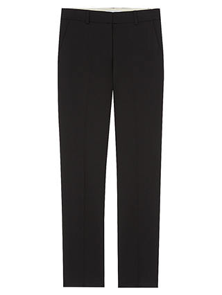 Gerard Darel Snow Straight Tailored Trousers, Black