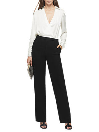 Reiss Imie Wrap Jumpsuit, Off White