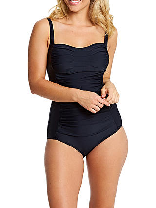 Zoggs Sacred Craft Bruny Ruch Front Swimsuit, Black