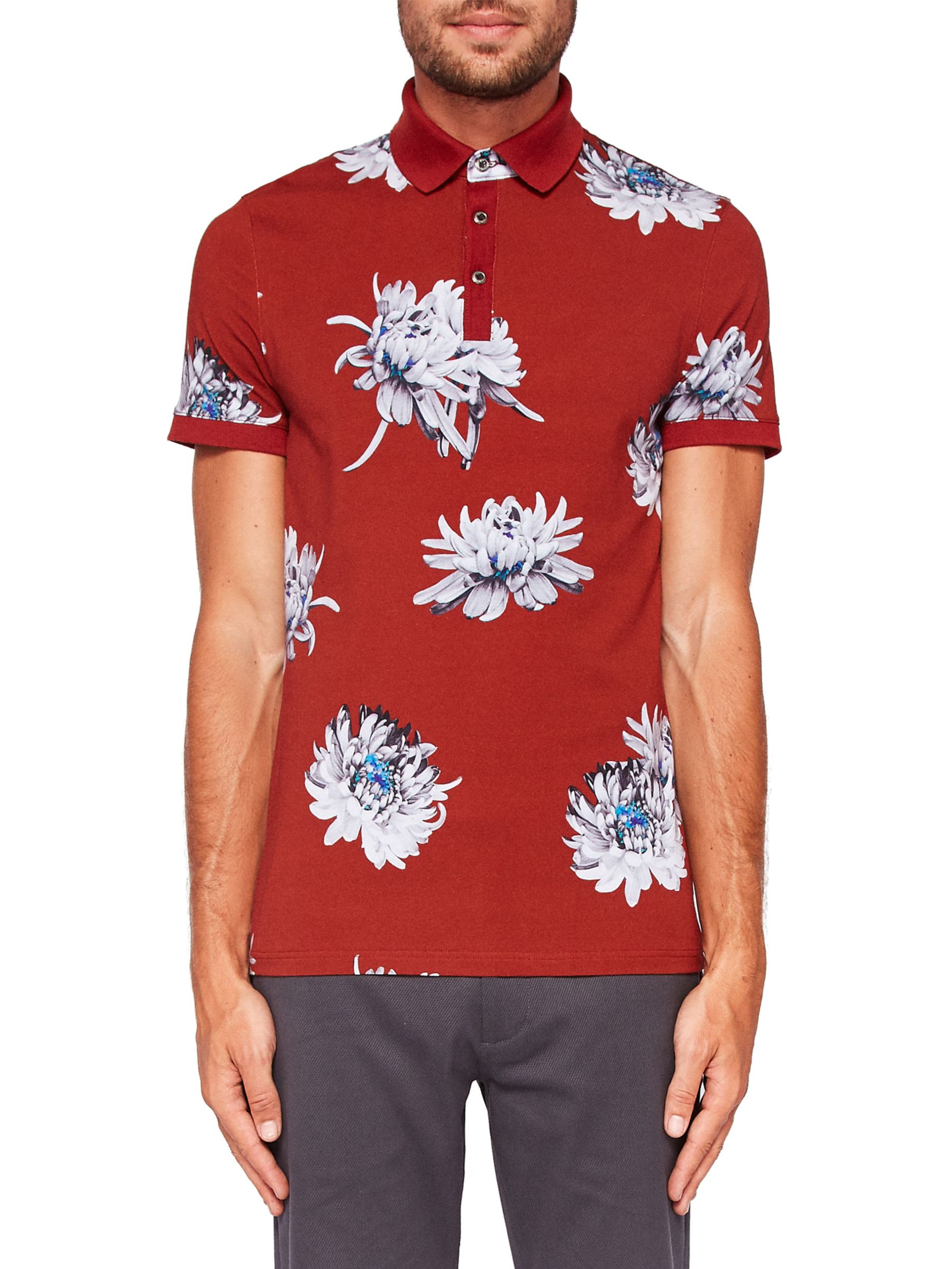Ted Baker Filter Floral Polo Shirt