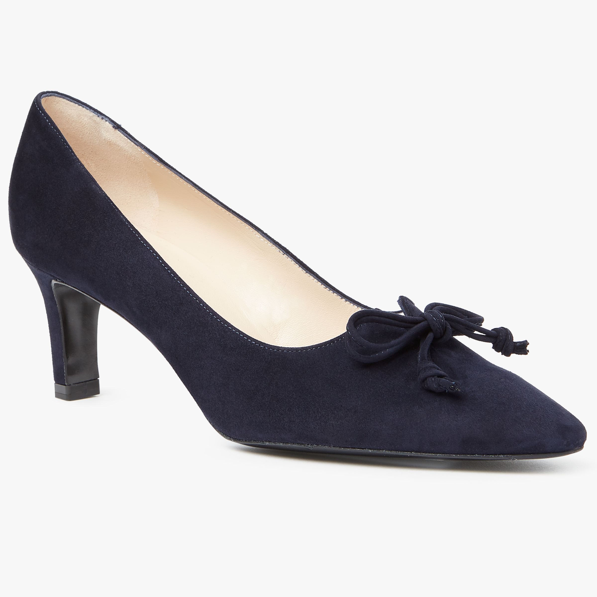 Buy Peter Kaiser Mizzy Kitten Heel Bow Court Shoes | John Lewis