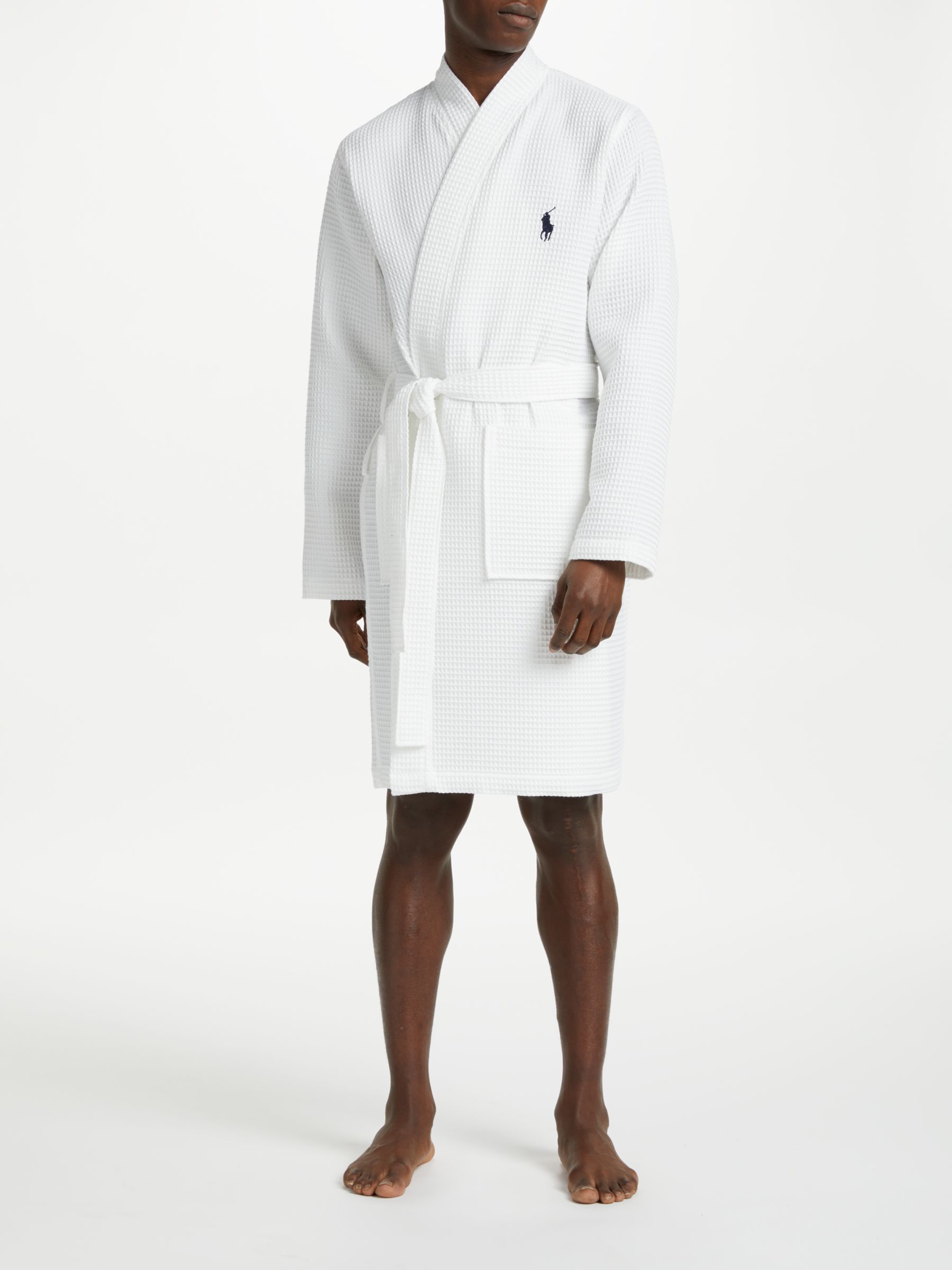 Polo Ralph Lauren Waffle Robe, White at 