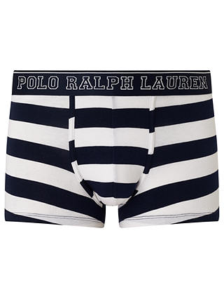 Polo Ralph Lauren Rugby Stripe Trunks, Navy/White