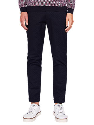 Ted Baker Minter Jacquard Trousers, Navy