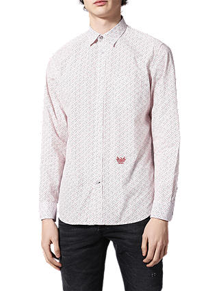 Diesel S-Dunes Micro Print Poplin Shirt