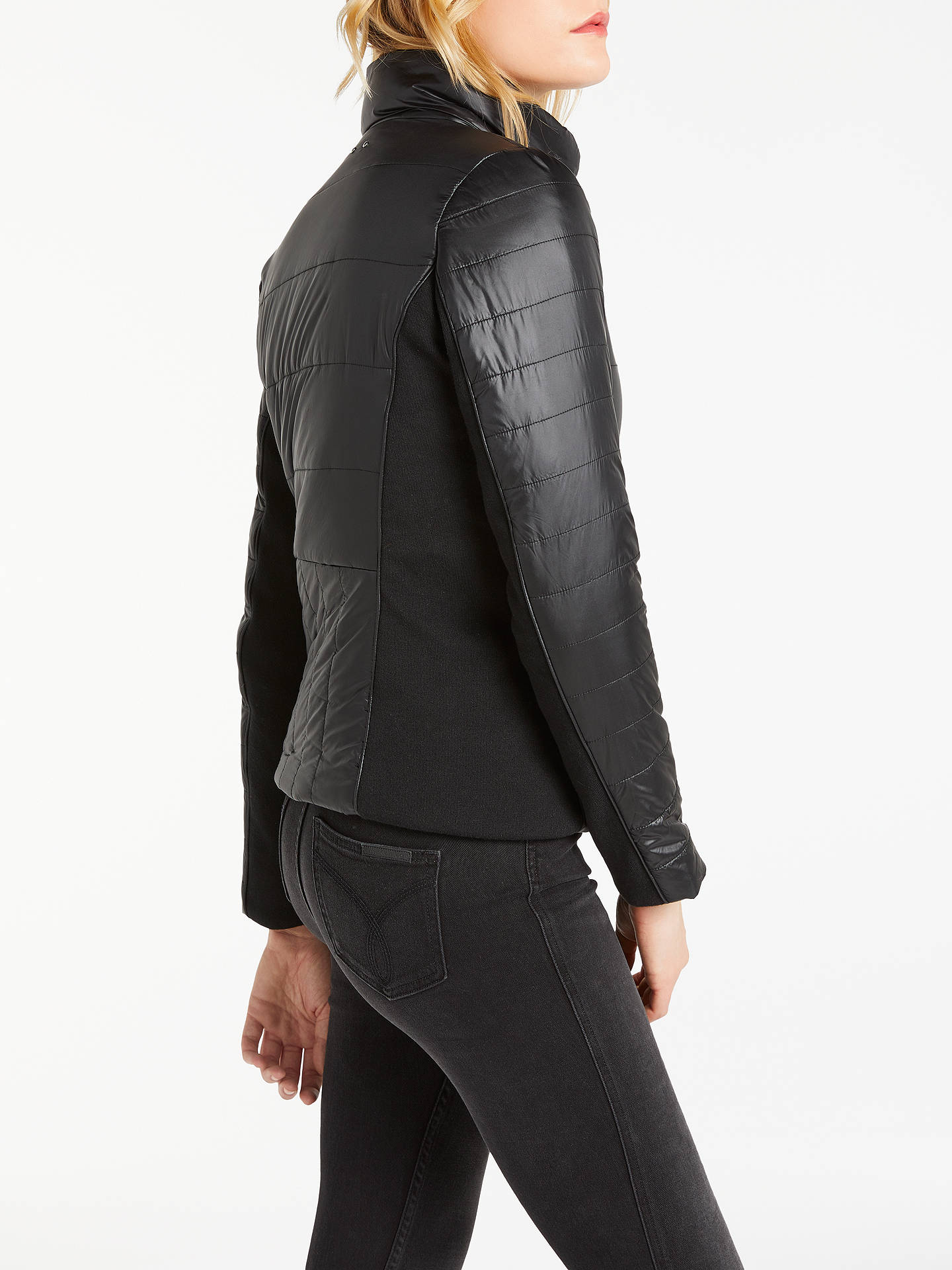 Calvin Klein Lightweight Padded Jacket, Black at John Lewis & Partners