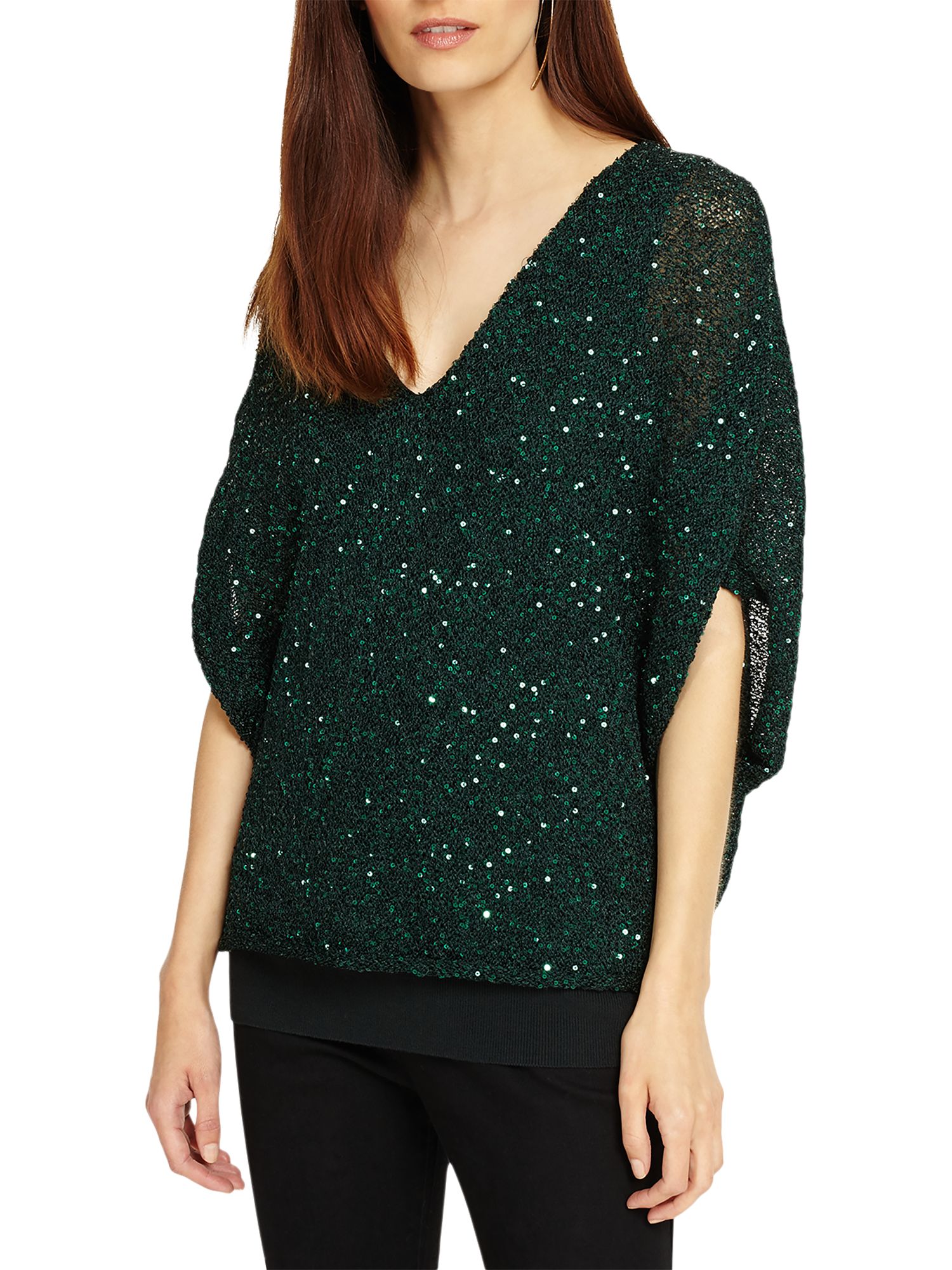 Phase Eight Antonella Sequin Knit Top 