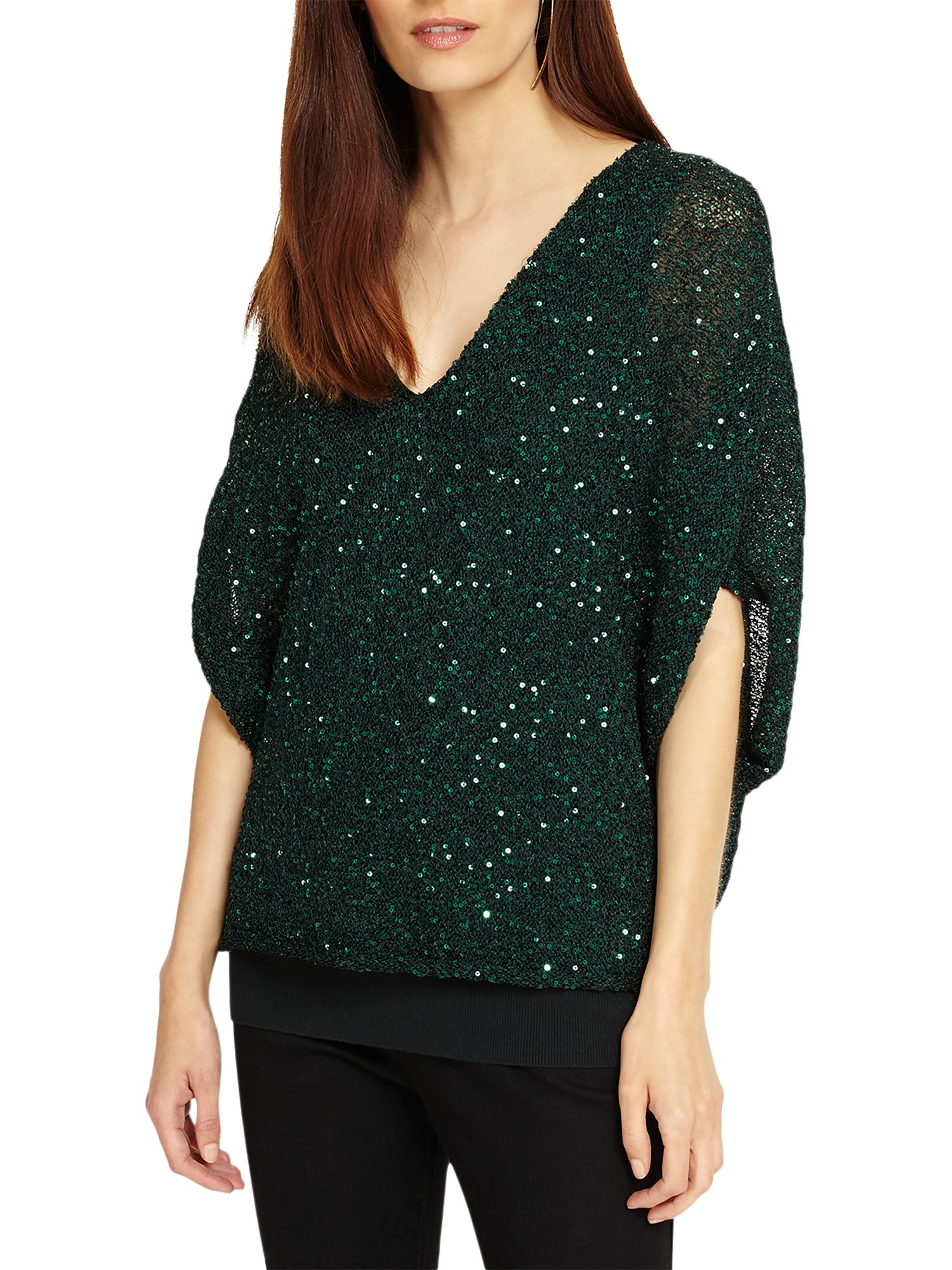 sequin knit top