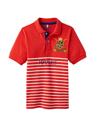 Little Joule Boys' Harry Polo Shirt, Red