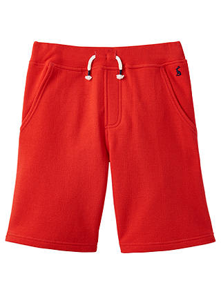 Little Joule Boys' Devlin Pique Drawstring Shorts, Red
