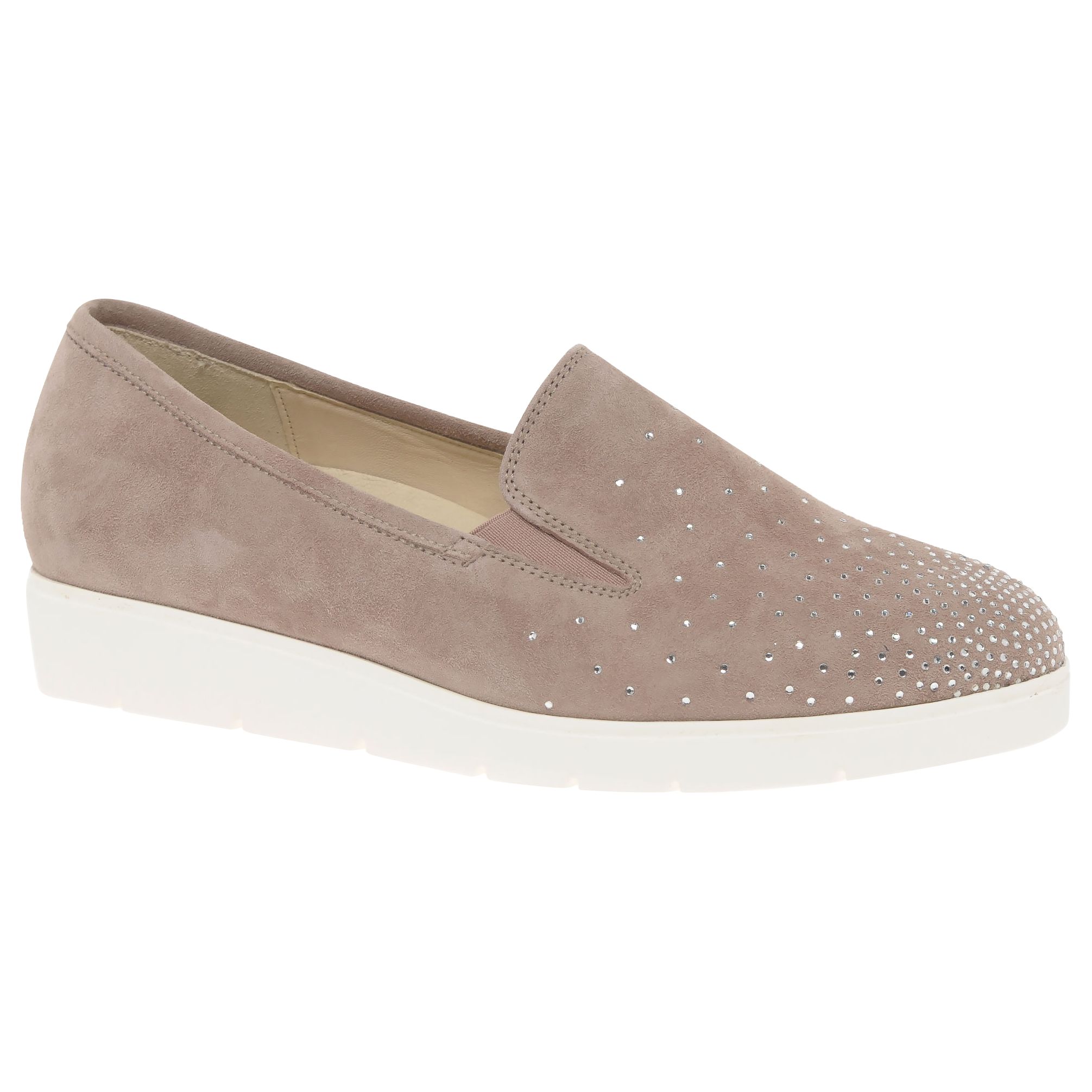 womens wide fit slip on trainers