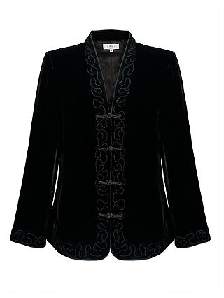 East Cornelia Velvet Jacket, Black