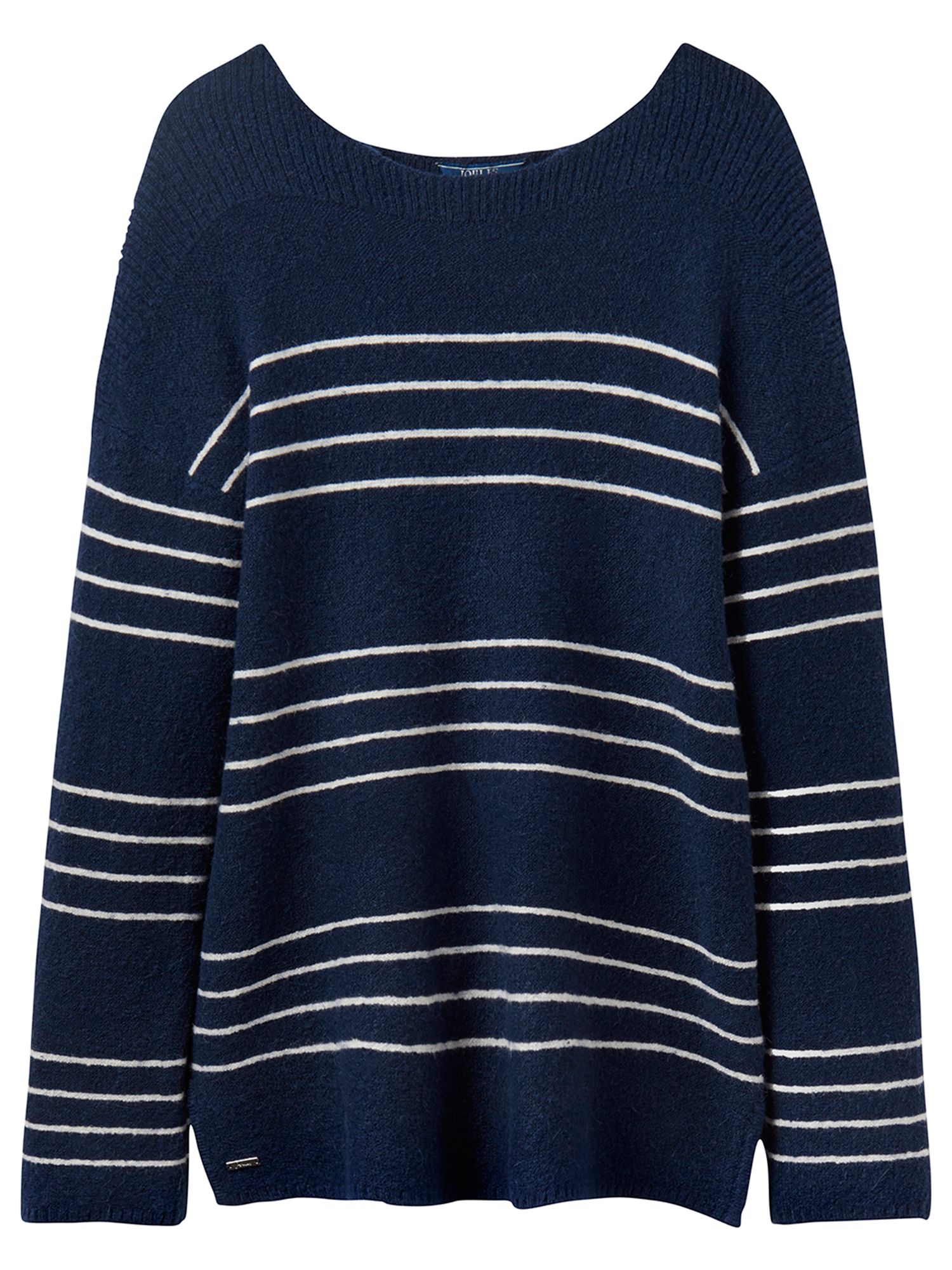 Joules Rowena Stripe Jumper, French Navy at John Lewis & Partners