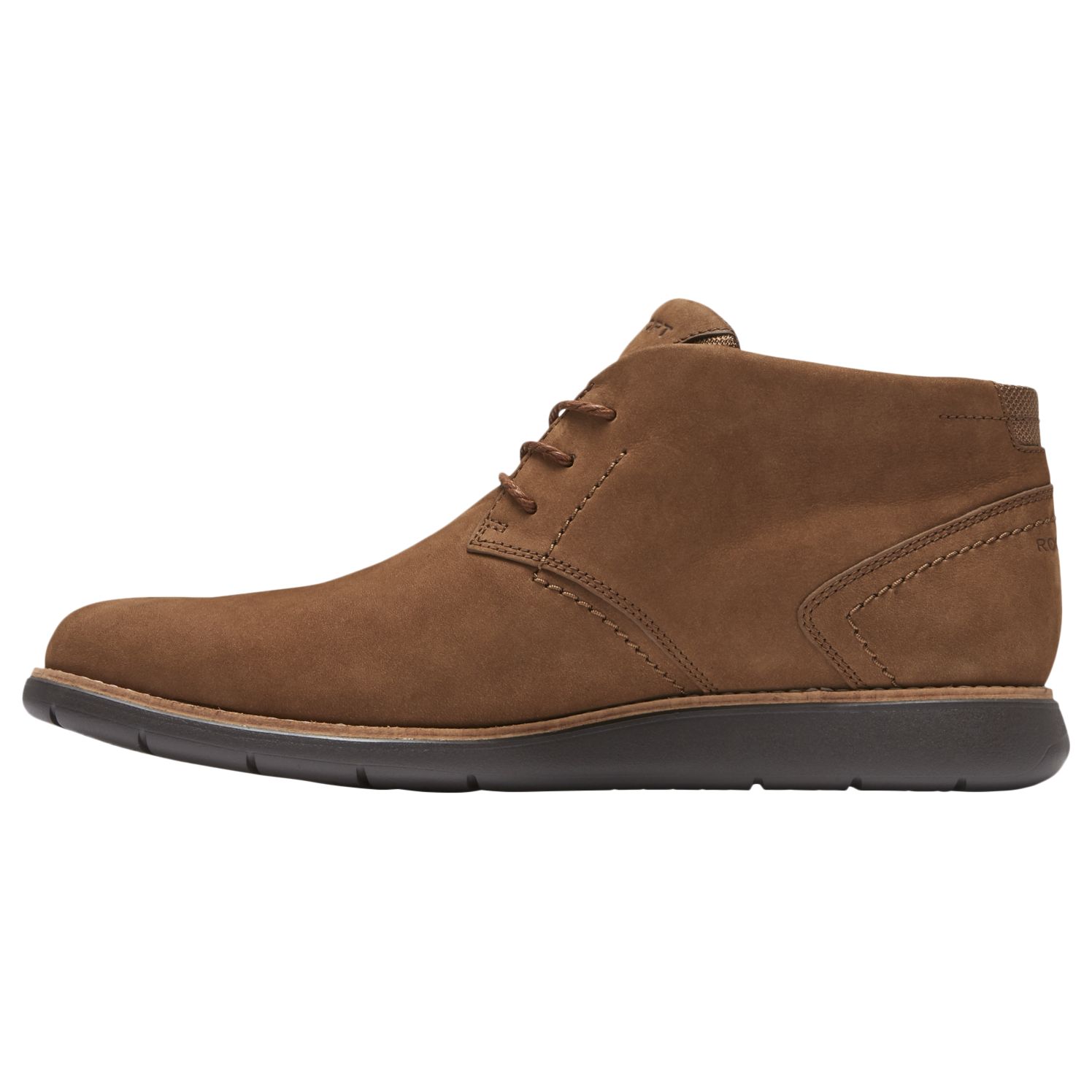 Rockport Total Motion Sports Chukka Boots, Brown at John Lewis & Partners
