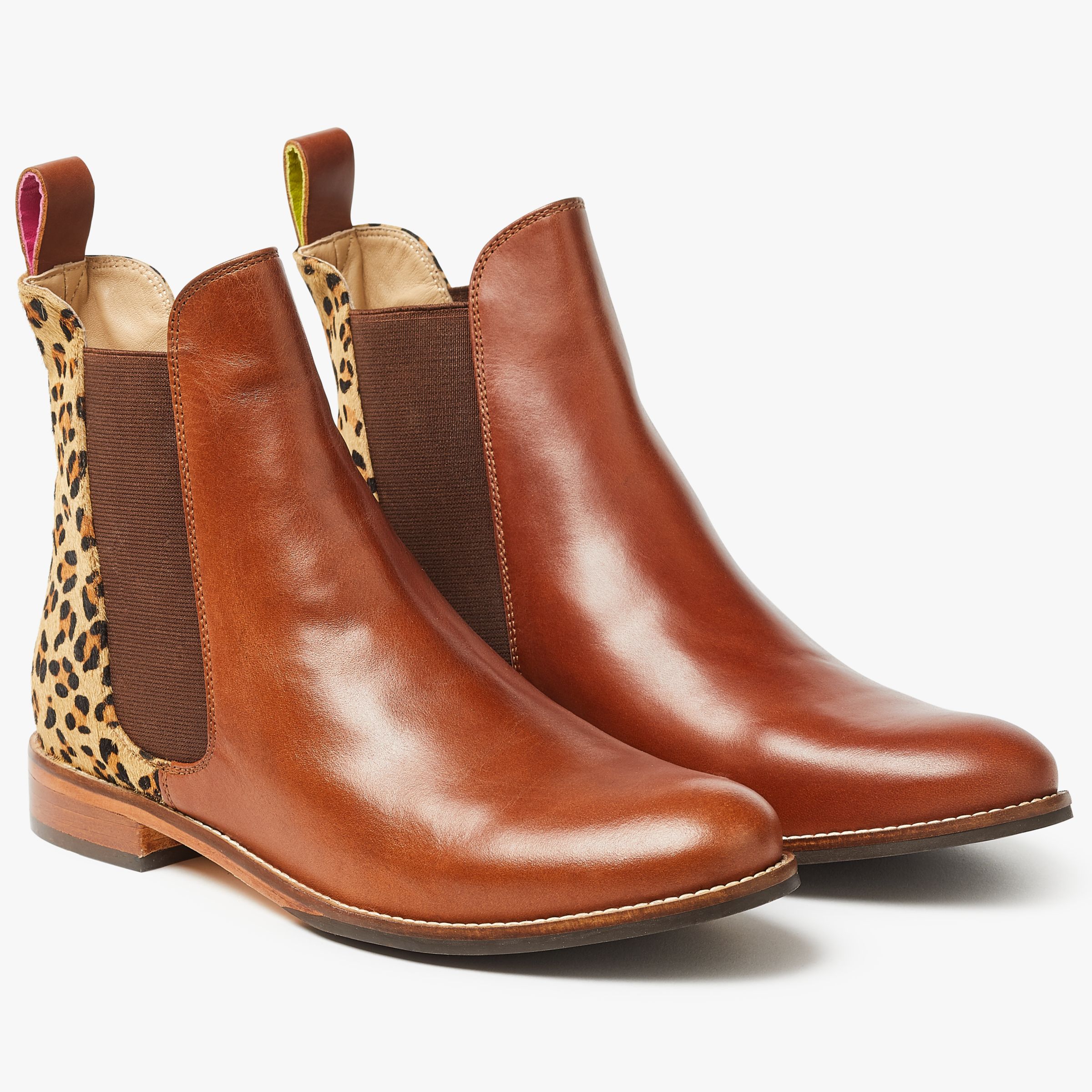 westbourne chelsea boot leopard print