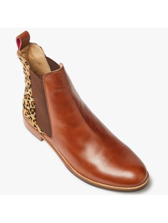 Joules leopard print outlet chelsea boots