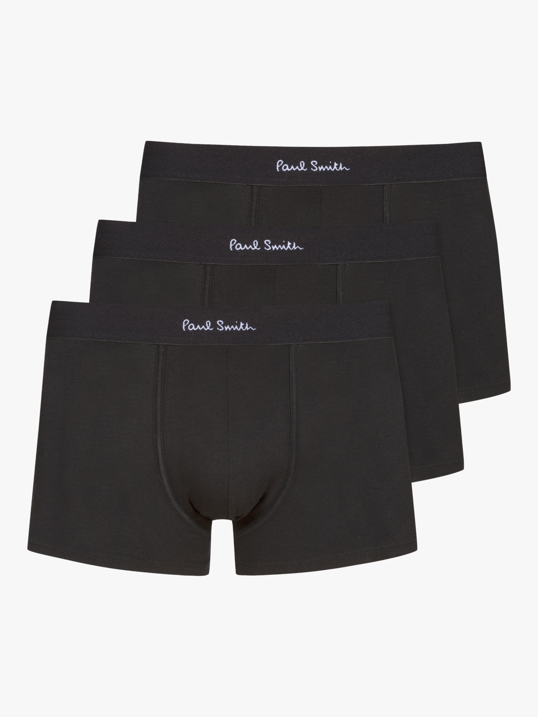 Paul Smith Paul Smith Stretch Cotton Trunks, Pack of 3, Black