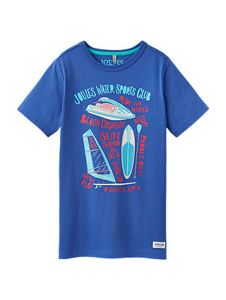 Little Joule Boys' Ben Water Sports T-Shirt, Blue