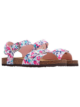Little Joule Children's Pretty Kitty Ditsy Tippy Toes Sandals, Multi