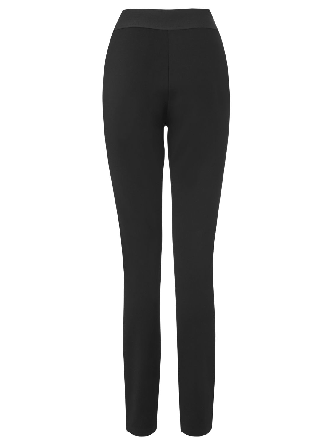 L.K.Bennett Aga Faux Leather Skinny Trousers, Black