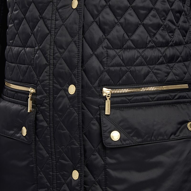 barbour port gower long quilted coat