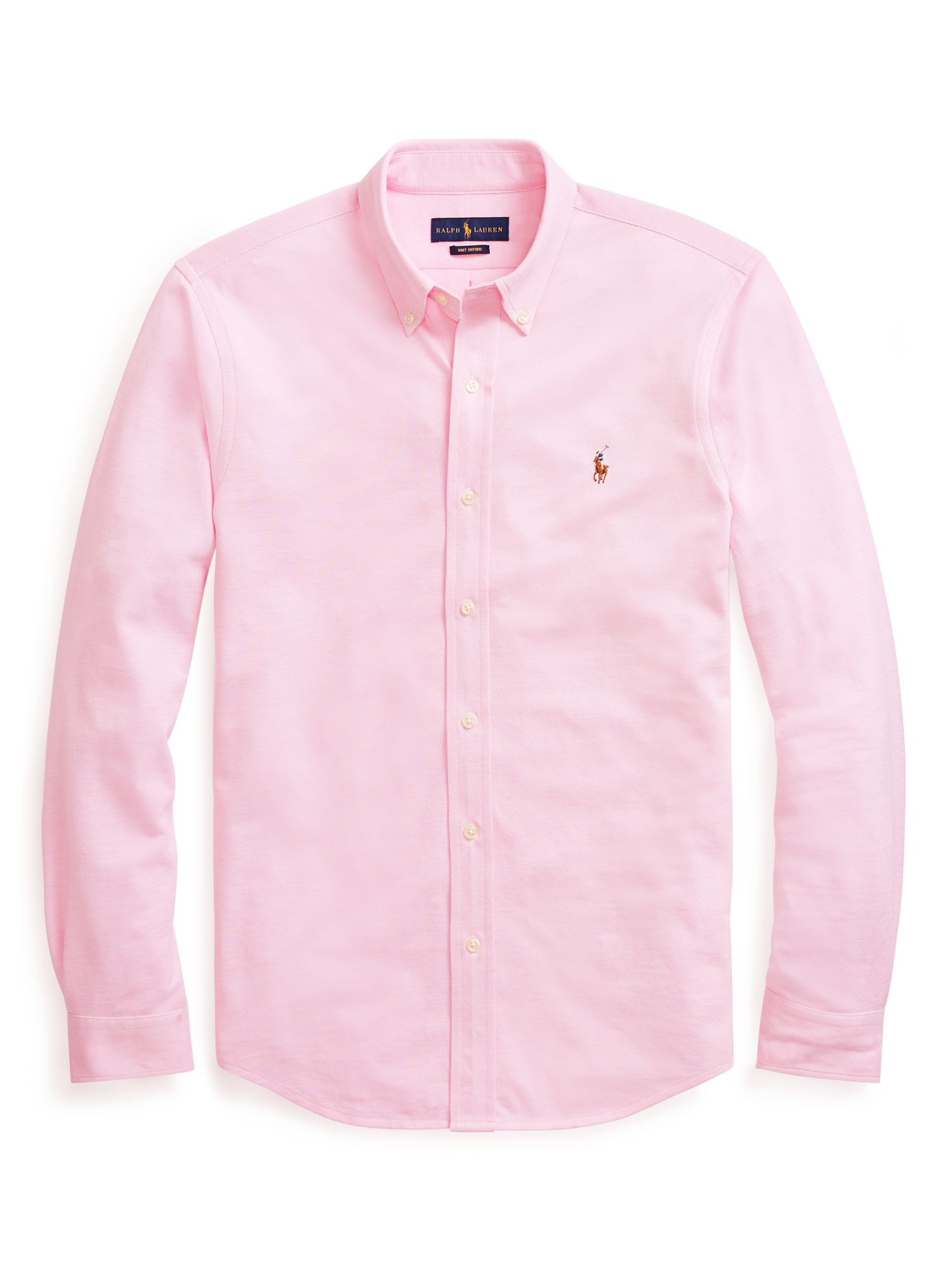 pink polo oxford shirt