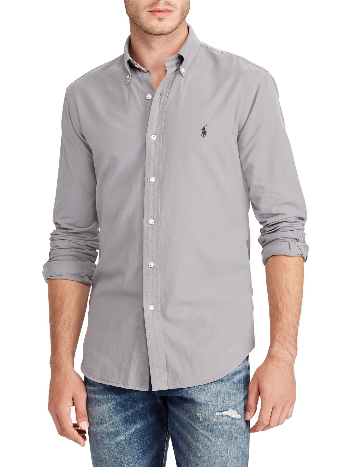 grey ralph lauren shirt