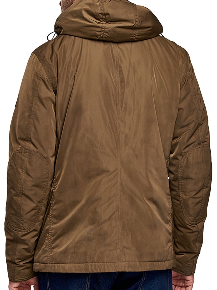 brown waterproof jacket
