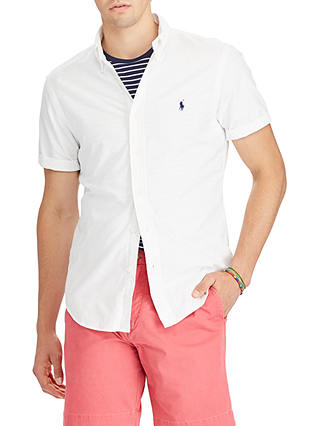 Polo Ralph Lauren Short Sleeve Slim Oxford Shirt