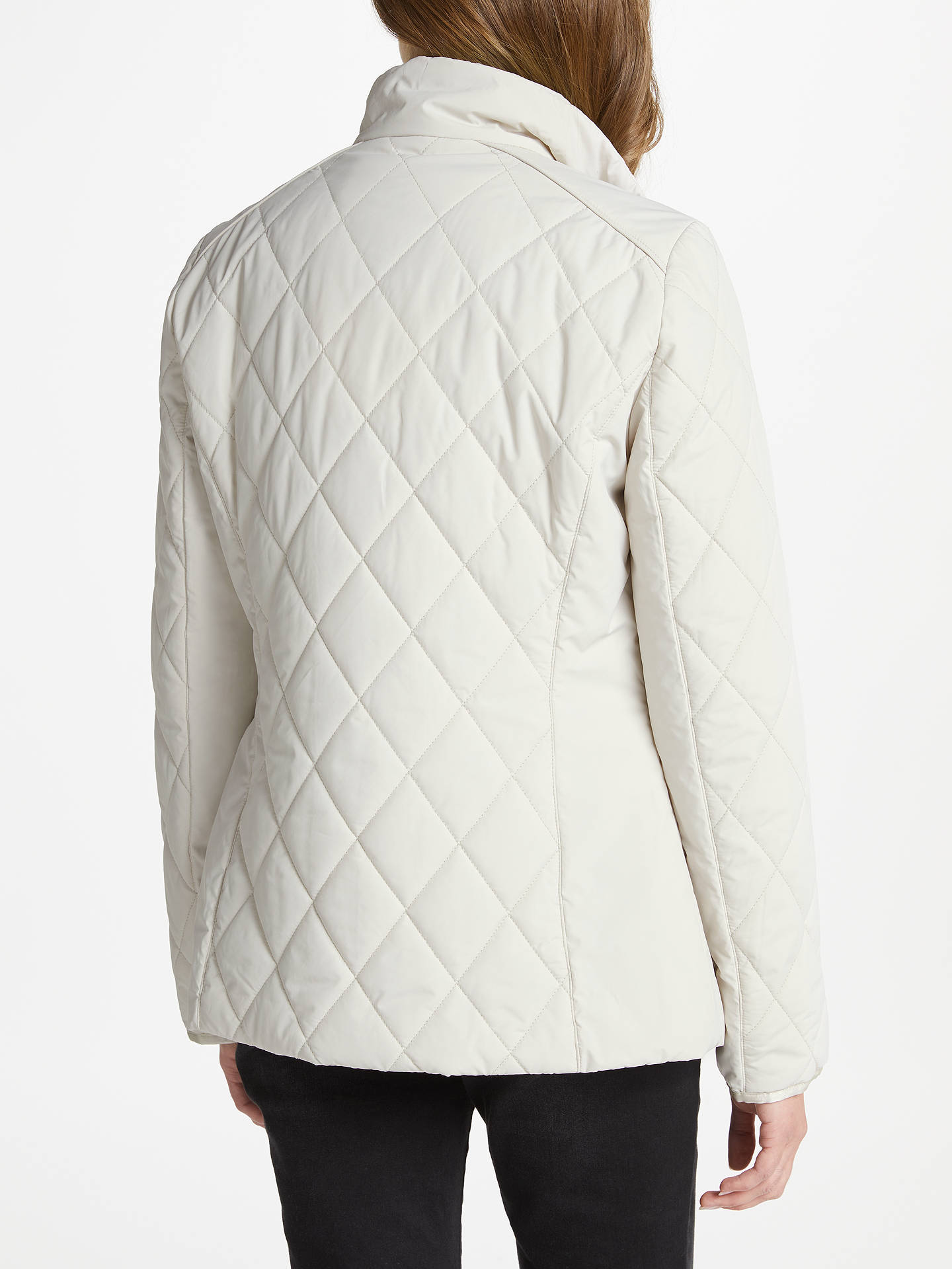 Gerry Weber Quilted Jacket, Beige at John Lewis & Partners